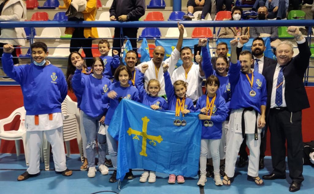 El Tapin - La  Selección Asturiana logra 5 oros en  el  Nacional de  Tai-Jitsu celebrado en Alovera-Guadalajara